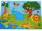 PUZZLE EDUKACYJNE DREWNIANE KLOCKI MALUSZKA 24 el.