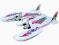 SAMOLOT DWUKADŁUBOWY ZDALNIE STEROWANY RC JEDYNY