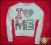 5363-20 __MISS E-VIE__BLUZA I LOVE ME NAPIS 158 CM