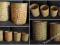 ZESTAW, CZTERY KOSZE, WYSOKIE, POJEMNE KOSZYKI