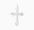 Srebrna zawieszka KRZYŻYK KRZYŻ