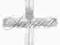Srebrna zawieszka KRZYŻYK KRZYŻ