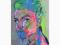 Obraz akryl + spray deska UNIKAT