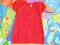 NEXT Sukienka czerwona dzianina  r.86 na 1-3 latka