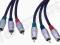 Kabel 3xRCA/3xRCA 1.0m RGB,Component DIGITAL GOLD