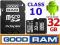 32GB CLASS 10 GOODRAM KARTA PAMIĘCI MICRO SD UHS