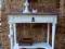 konsola stolik stylowa shabby chic biala salon
