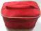 KOSMETYCZKA Z LUSTERKIEM 20x12x11 CZERWONY KUFEREK