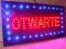 OTWARTE prb REKLAMA LED NEON