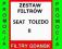 Zestaw Filtrów TOLEDO II 1,9 TDI 130 KM T FILTRY