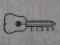 WIESZAK ARTYSTYCZNY METALOWY METALOPLASTYKA GITARA