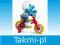 SCHLEICH Smurf na rowerze BMX OD RĘKI