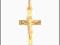 ZŁOTY 585 KRZYŻ * CROSS * KRZYŻYK 1,3cm x 2,3cm