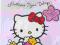 HELLO KITTY KWITNĄCE DZIEŃ DOBRY 5 BAJEK FOLIA