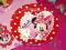 Talerzyki papierowe 19 cm - 10 szt Myszka Minnie