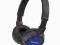 Słuchawki Sony MDR-ZX300L (czarno-niebieskie/ naus