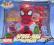 SQUINKIES SPIDER-MAN DOZOWNIK AUTOMAT + 4 FIGURKI