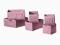 IKEA SKUBB PRAKTYCZNE PUDEŁKA DO SZAFY 6szt RÓŻOWY