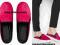 ASOS SKÓRZANE TRAMPKI SLIP ON BEZ PIĘTY RÓŻ ZARA38