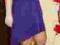 NEW LOOK,Asymetryczna fioletowa sukienka 146cm