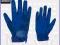 Rękawiczki jeździeckie Standard niebieskie roz L
