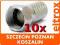 WTYK ZŁĄCZE F 6,8MM USZCZELKA GUMOWA 10 SZTUK 2309