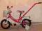 OKAZJA RÓŻOWY ROWEREK 12'' DLA DZIEWCZYNKI