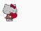 HELLO KITTY APLIKACJE NASZYWKI EMBLEMATY