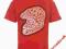 No Fear Graphic Red - 9/10 lat-T-shirt NOWY