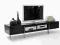 KOMODA RTV Szafka CZARNY POŁYSK Lakier