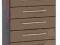STYLOWA KOMODA Z 5 SZUFLADAMI 'NEW YORK OAK'