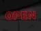 Litery OPEN 50 cm Świecący napis LED
