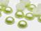 Półperły półperełki 12mm 8 szt. ZIELONE