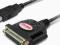 UNITEK Adapter USB to 1x Parallel; Y-121
