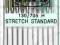 IGŁY MASZYNOWE PÓŁPŁASKIE MIX STRETCH STANDARD3167