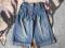 DŻINSOWE SPODENKI ROZ.140