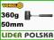 MŁOTEK GUMOWY 360g 50mm 33557 VOREL TRZON STALOWY