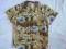 KOSZULA KWIATY ROZM 122 BAWEŁNA NOWA