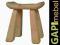 taboret drewniany stołek zydel GAPA MAŁY naturalny
