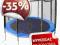 Ultrasport Trampolina ogrodowa z siatką 366cm