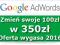 Kupon Google AdWords 'Zmień 100zł w 350zł' - FV GW