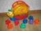 FISHER PRICE SLIMAK MELODYJNY SORTER Z KLOCKAMI