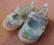 Błękitne letnie buciki roz. 23, śliczne