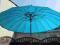 PARASOLE PARASOL OGRODOWY ORIENTALNY 2,5M BŁĘKITNY