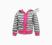 BLUZA z kapturem sweter SUGAR PINK 68 Anglia