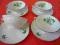 KOMPLET BULIONÓWEK PORCELANA SCHUMANN 4 SZTUKI