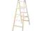 Drabina drewniana dwustronna 2x4 stopnie budujecie