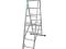 Drabina rozstawno-przystawna 2x13 szczebli budujec