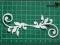 SCRAPKI GAŁAZKA ORNAMENT 2 sztuki
