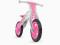 Drewniany rowerek biegowy KING różowy dla dziecka